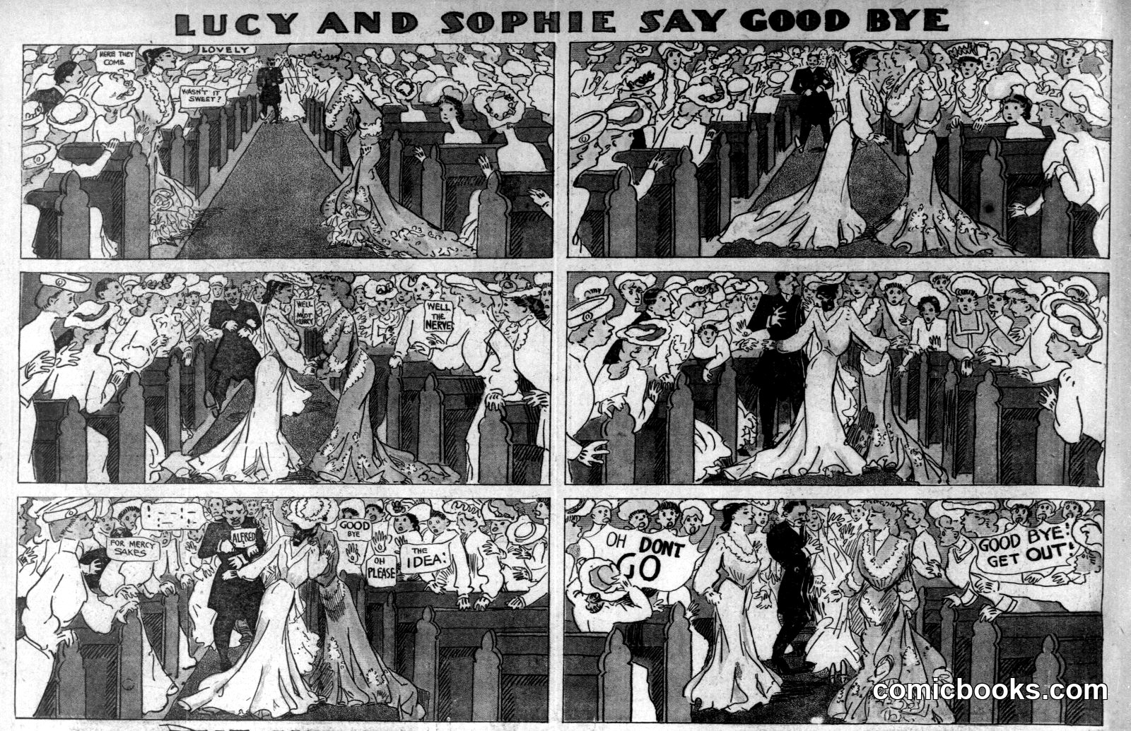 Lucy and Sophie Say Goodbye