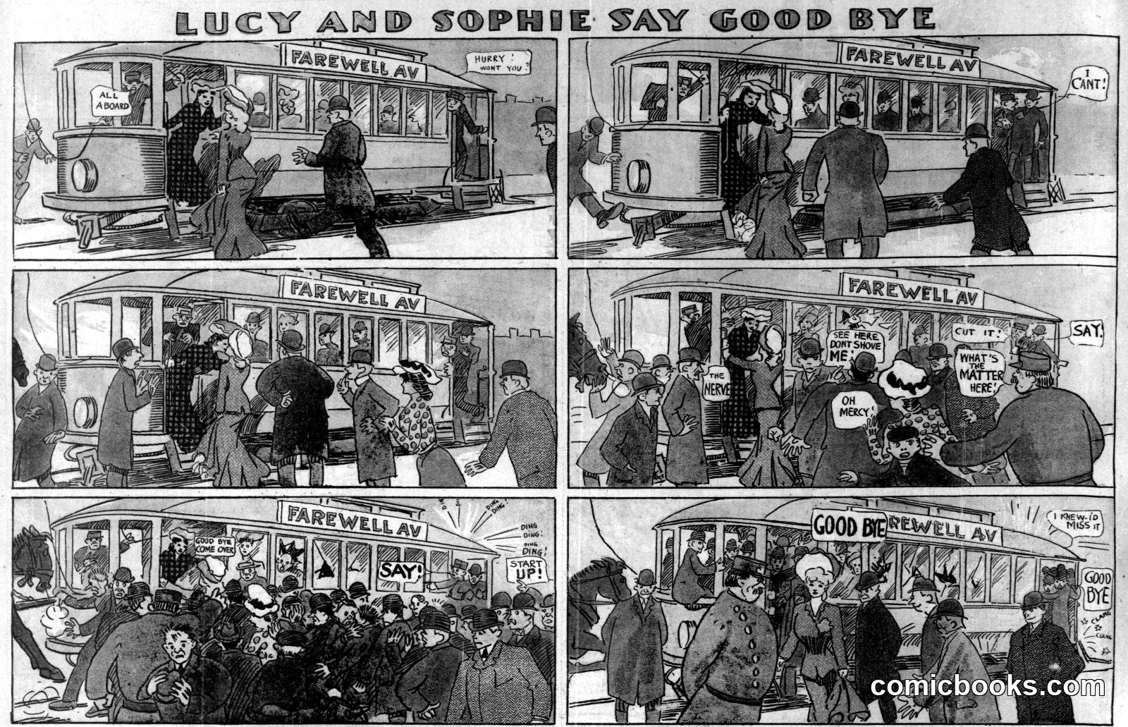Lucy and Sophie Say Goodbye