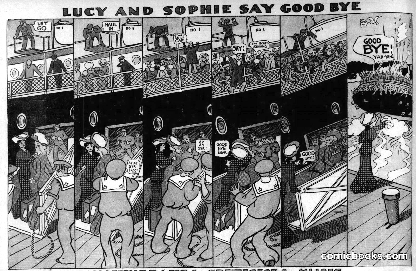 Lucy and Sophie Say Goodbye