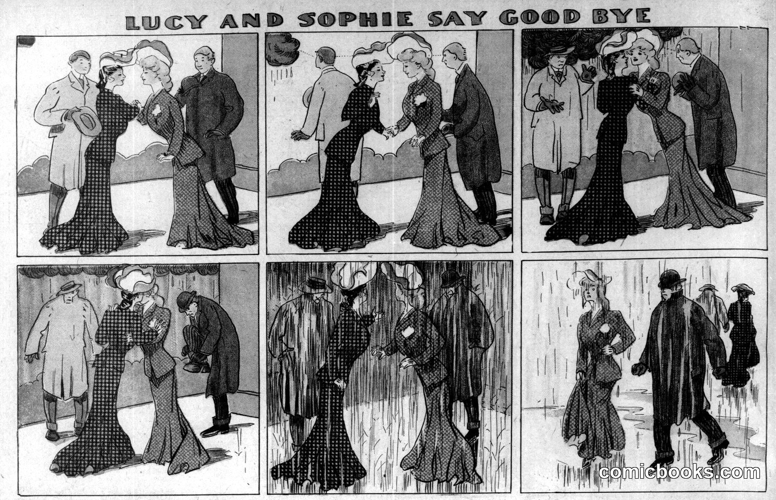 Lucy and Sophie Say Goodbye