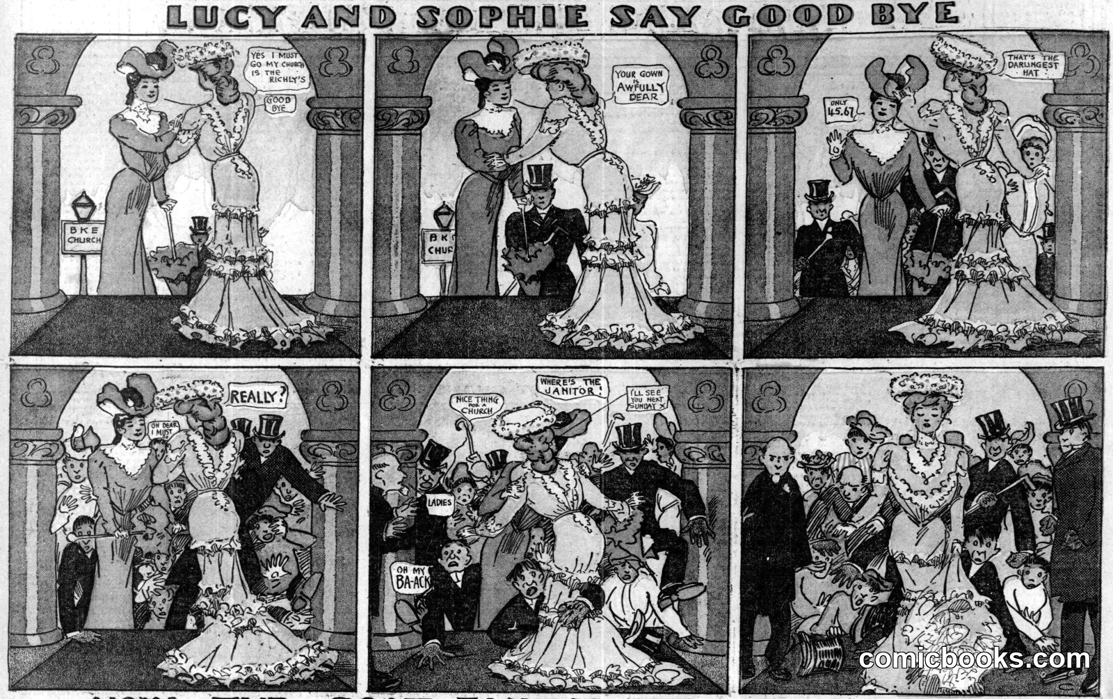 Lucy and Sophie Say Goodbye