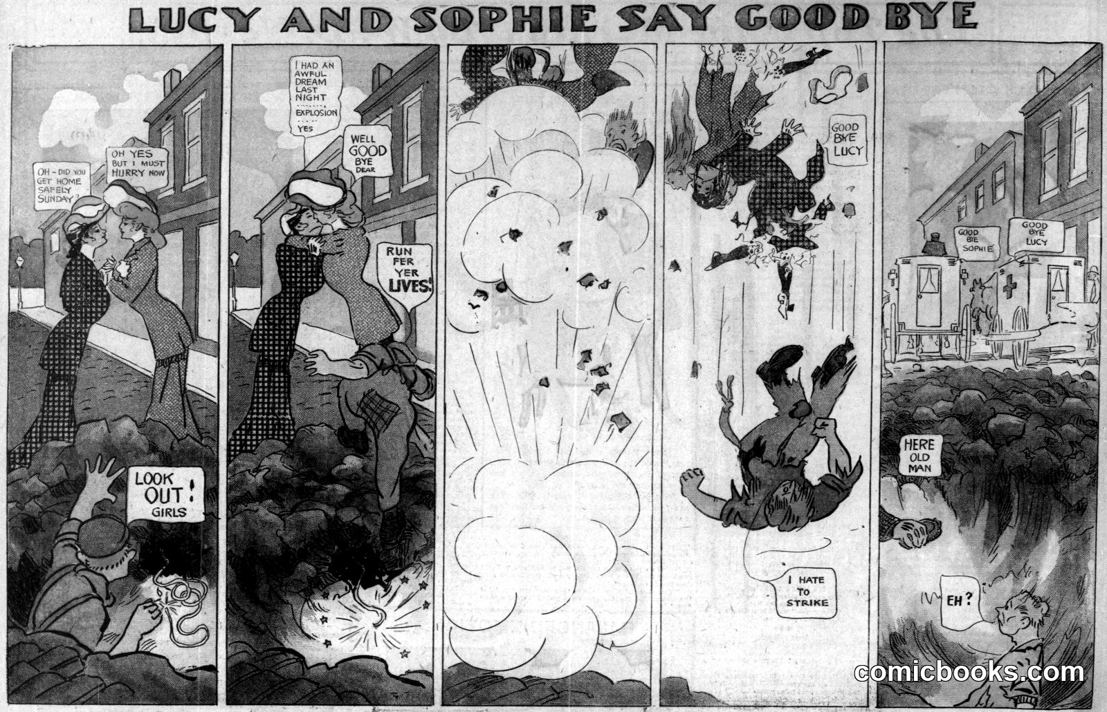 Lucy and Sophie Say Goodbye