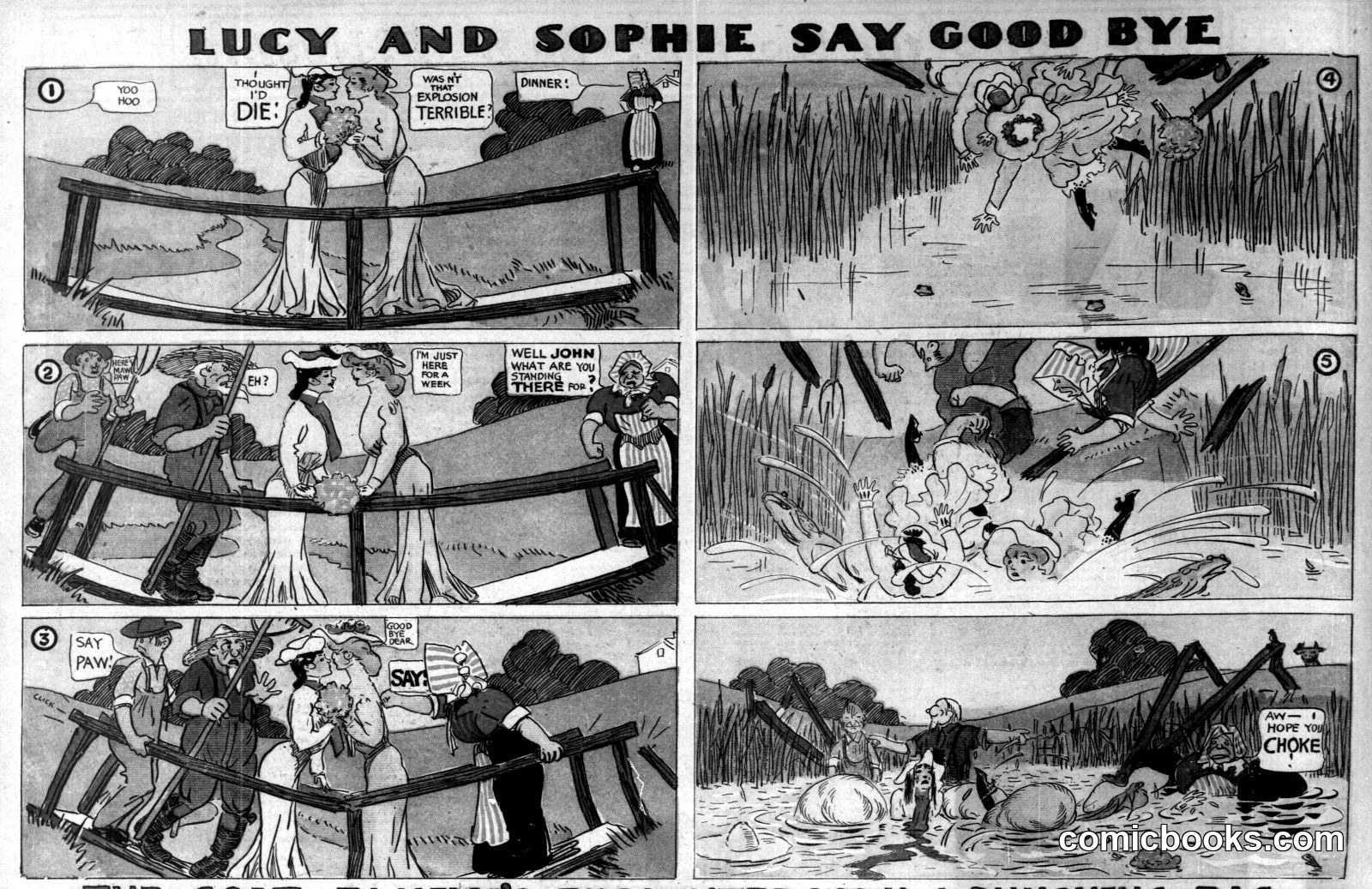 Lucy and Sophie Say Goodbye