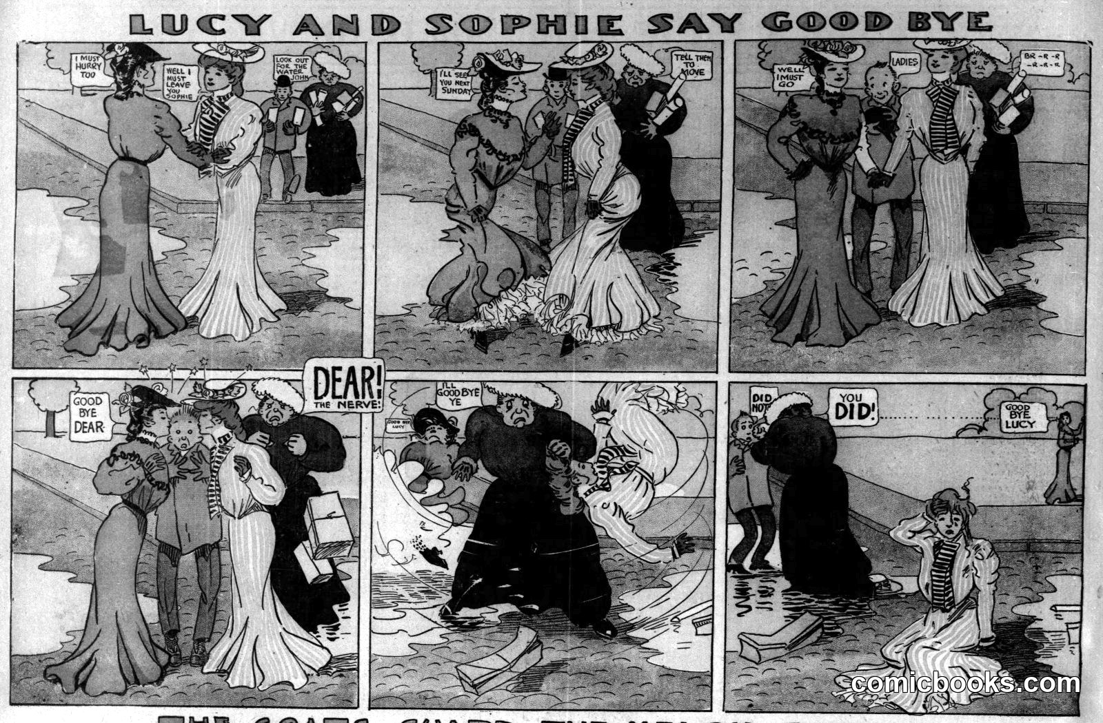 Lucy and Sophie Say Goodbye