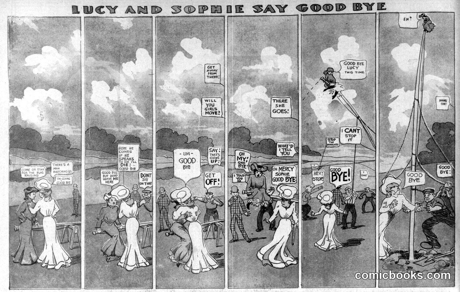 Lucy and Sophie Say Goodbye
