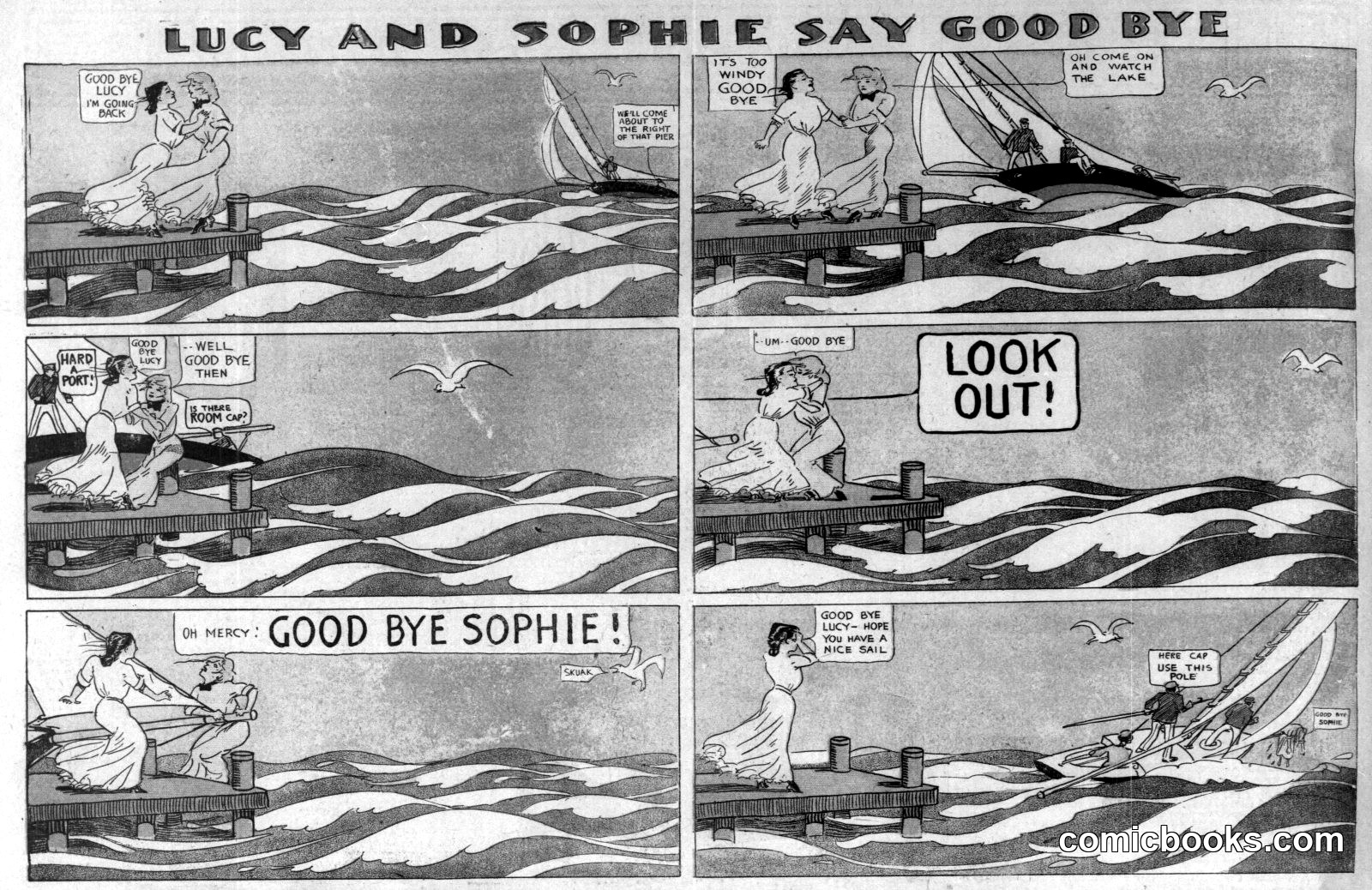 Lucy and Sophie Say Goodbye