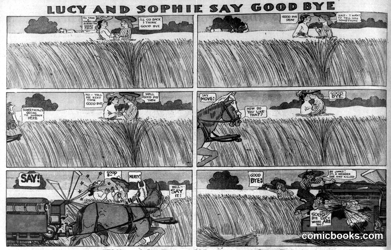 Lucy and Sophie Say Goodbye