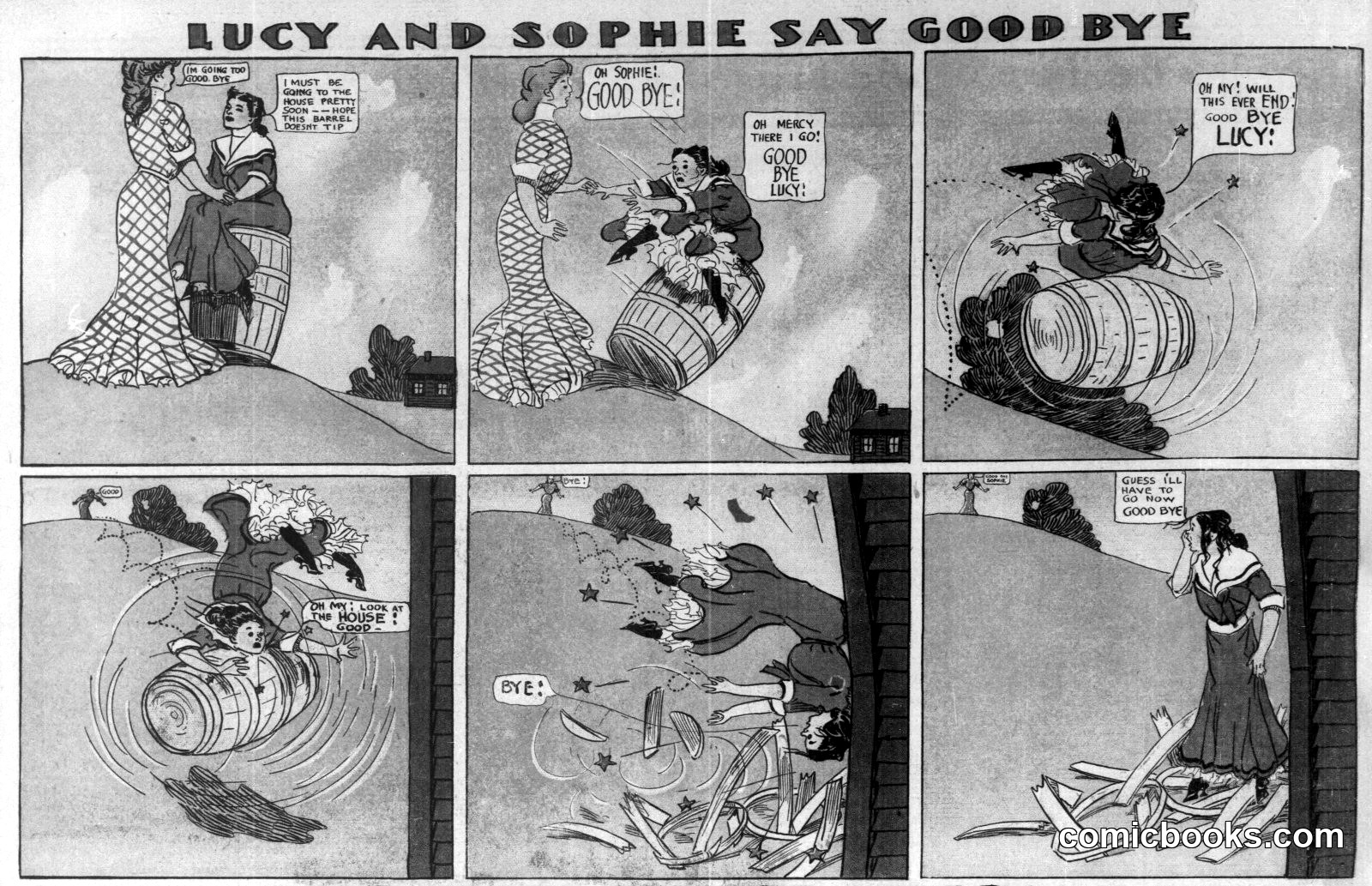 Lucy and Sophie Say Goodbye