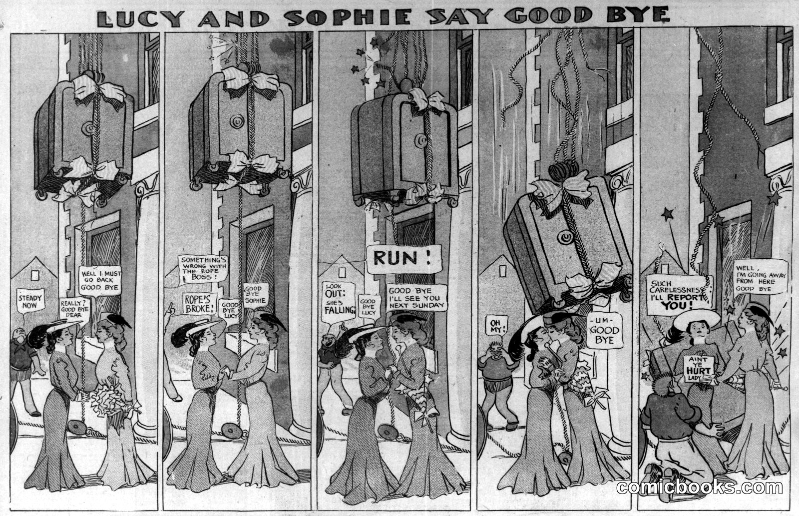 Lucy and Sophie Say Goodbye