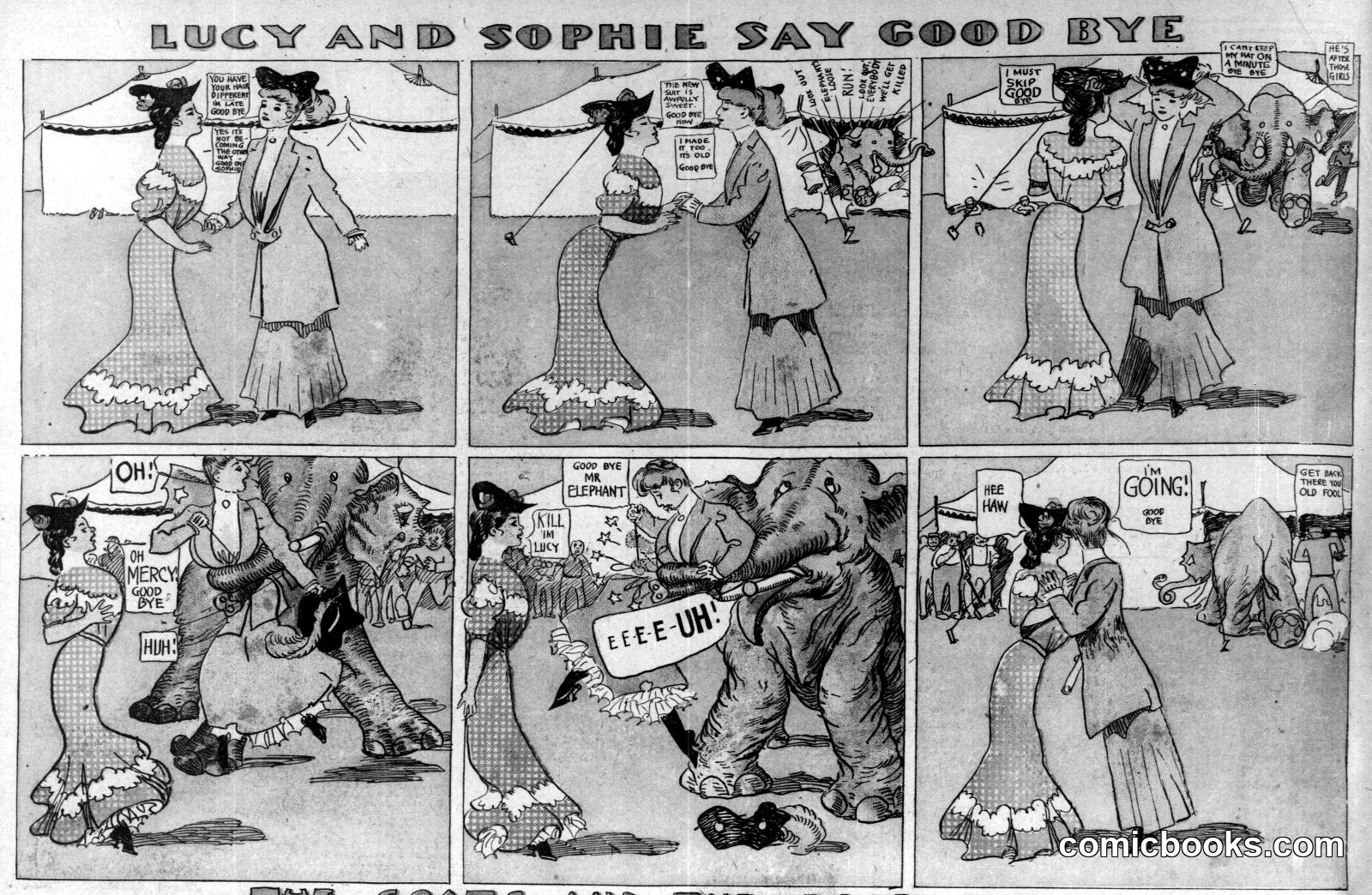Lucy and Sophie Say Goodbye