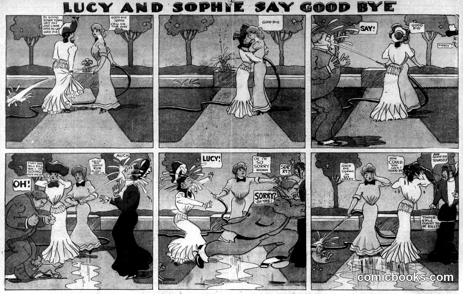 Lucy and Sophie Say Goodbye
