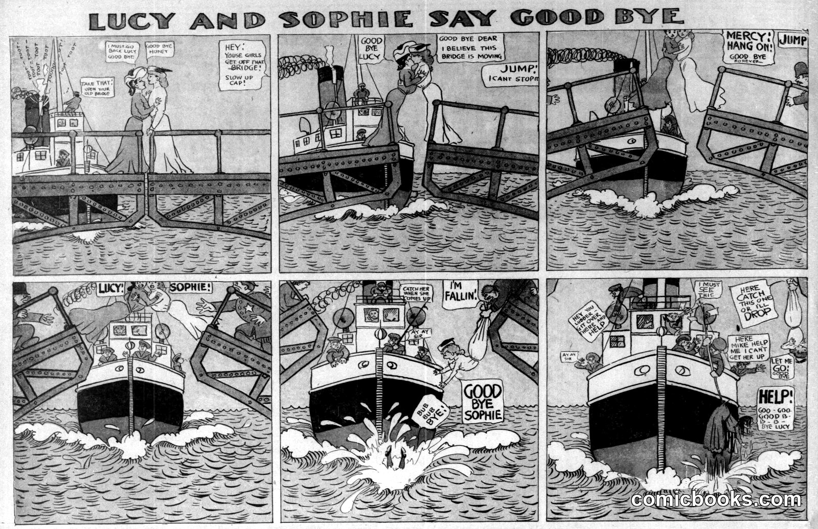 Lucy and Sophie Say Goodbye