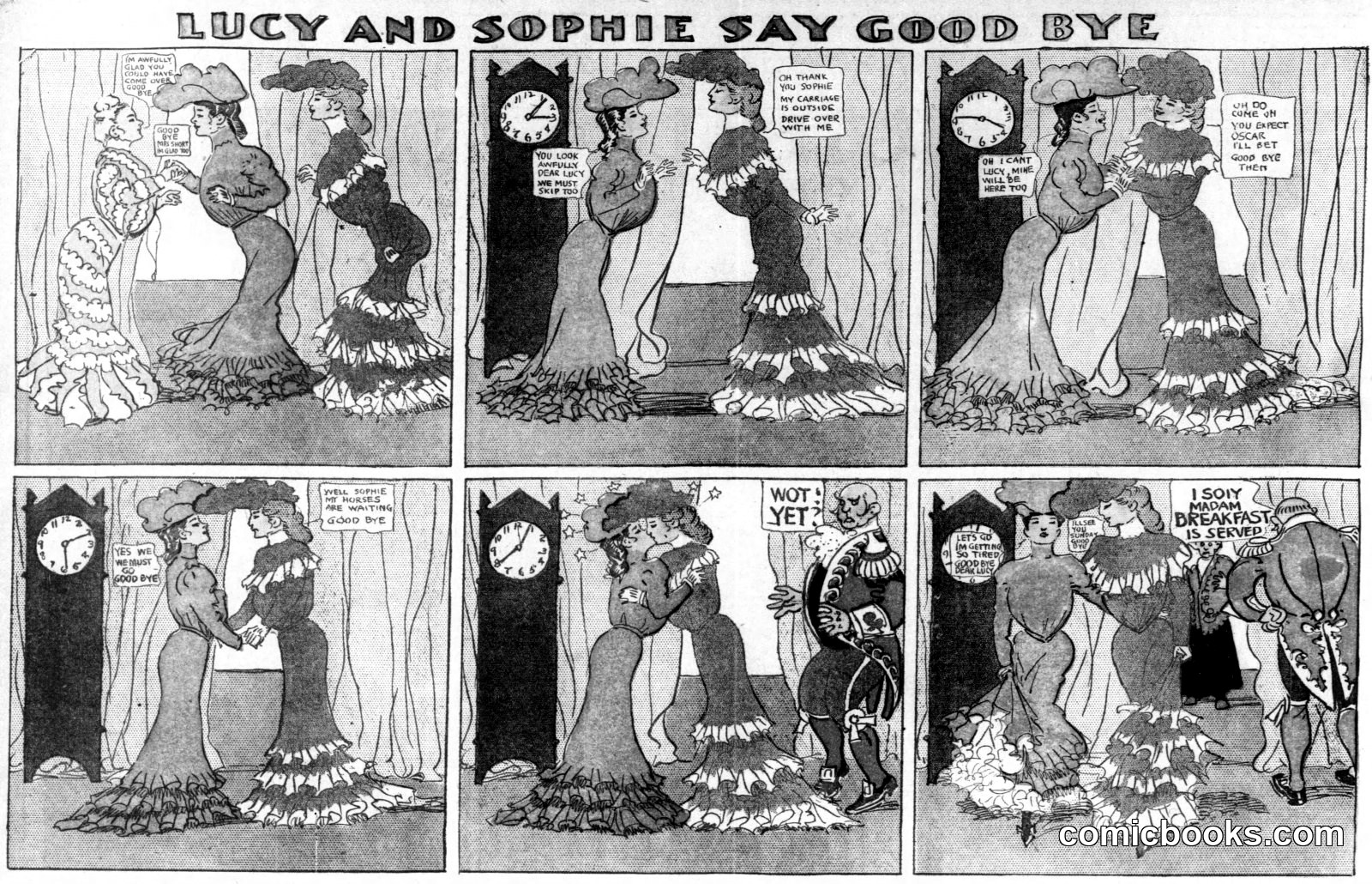 Lucy and Sophie Say Goodbye