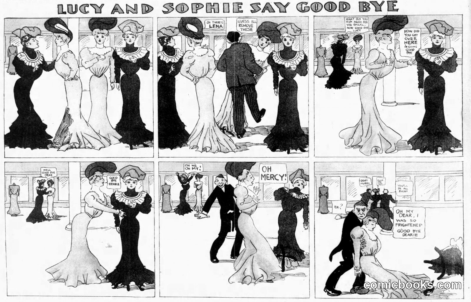 Lucy and Sophie Say Goodbye