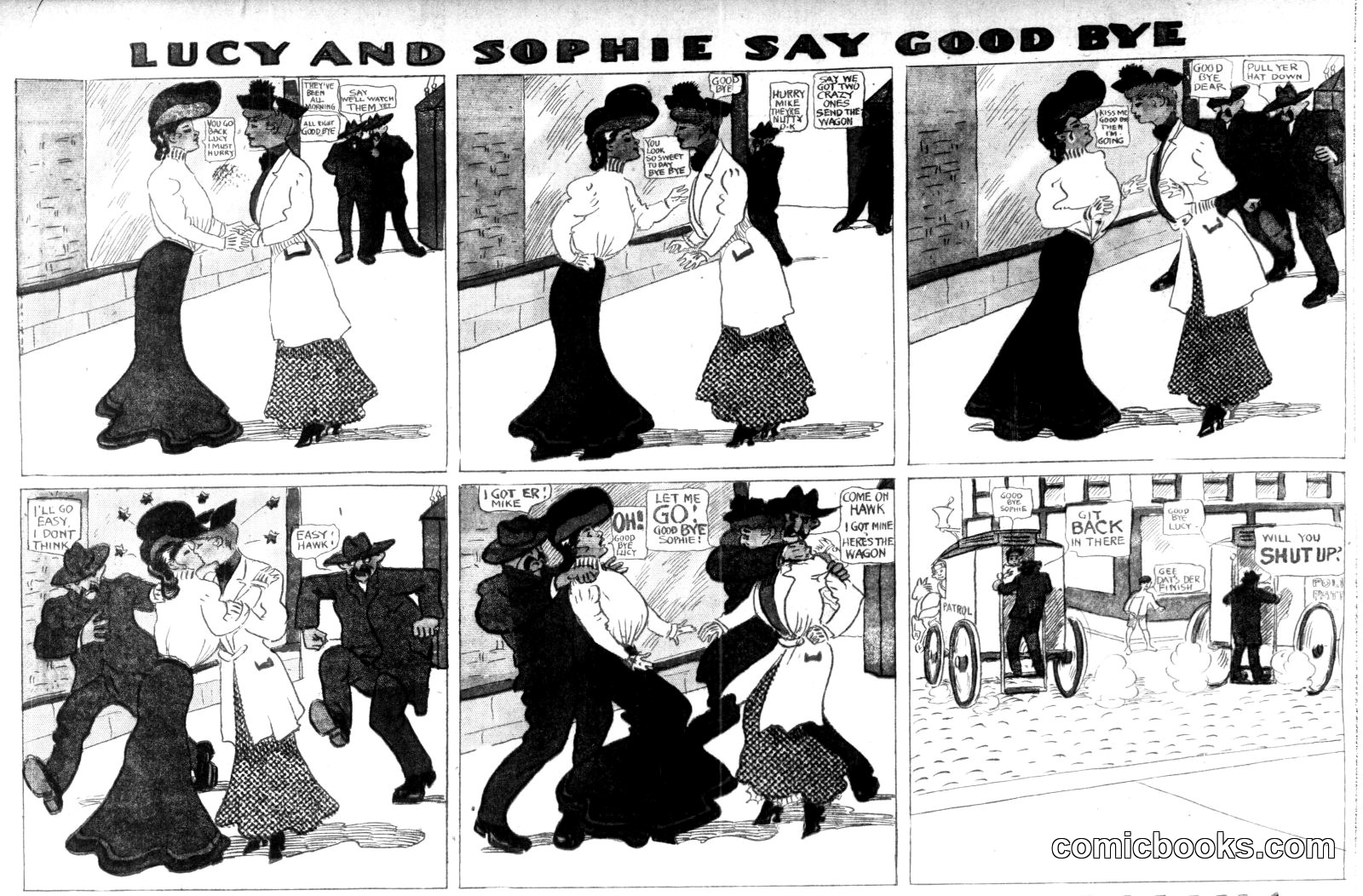 Lucy and Sophie Say Goodbye