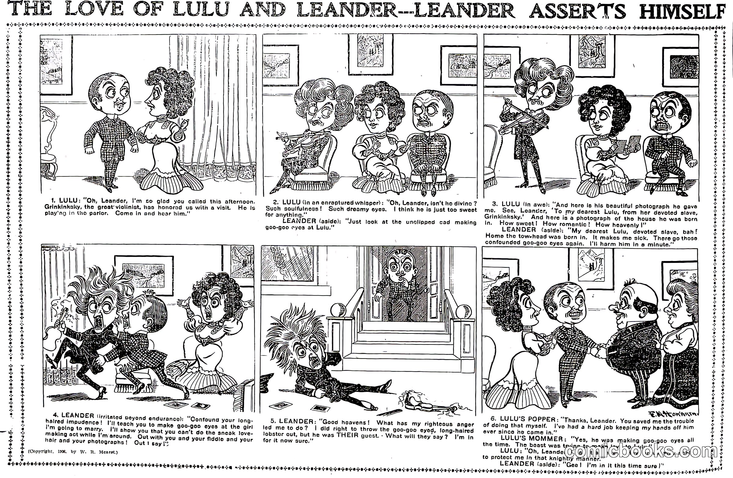 The Love of Lulu and Leander—Leander Asserts Himself