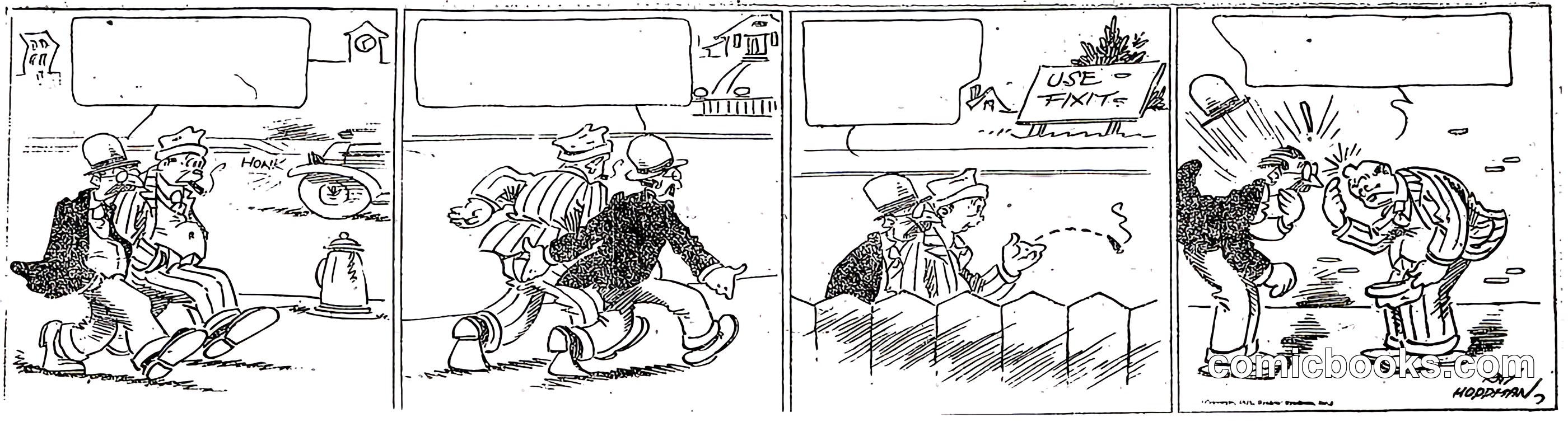 Comic Strip Sunday Page