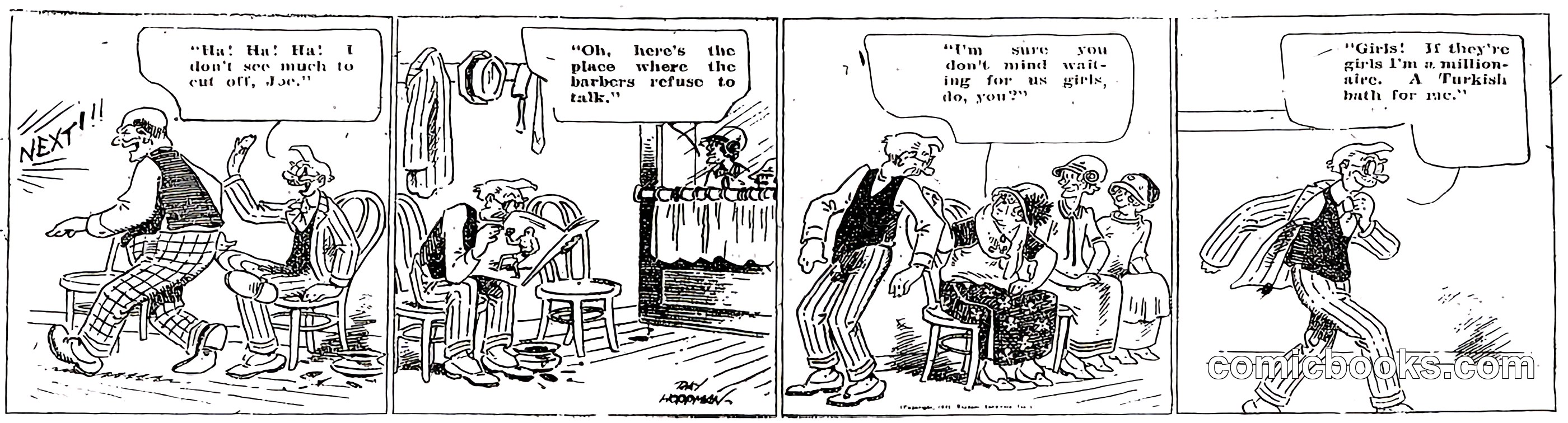 Comic Strip Panel Sequence, 1925
