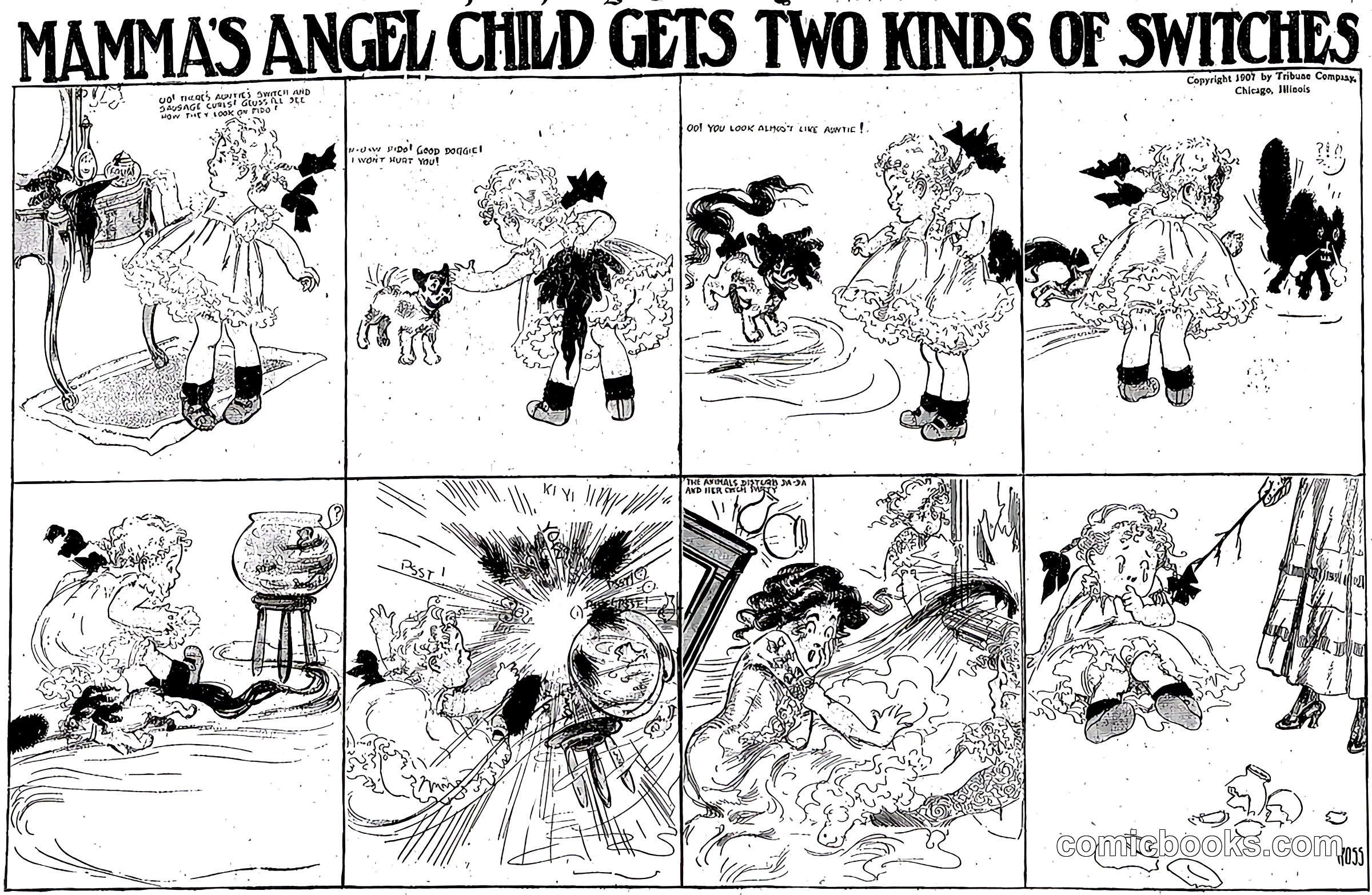 Mamma's Angel Child Gets Two Kinds of Switches
