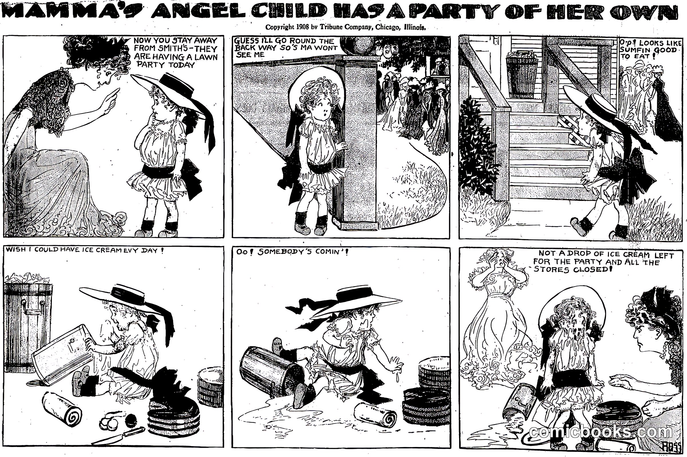 Mamma's Angel Child Has a Party of Her Own