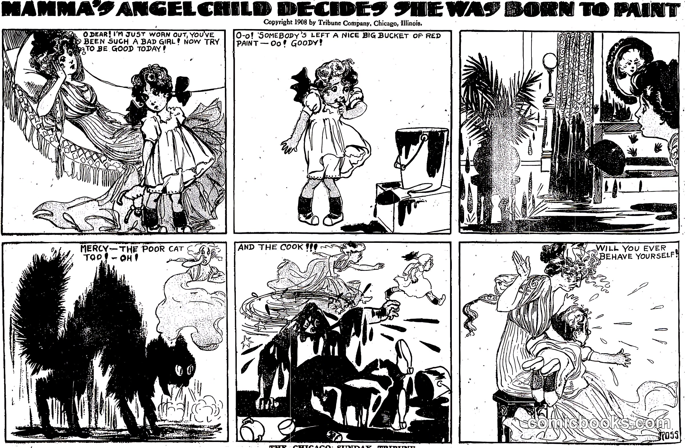 Mamma's Angel Child Decides She Was Born to Paint
