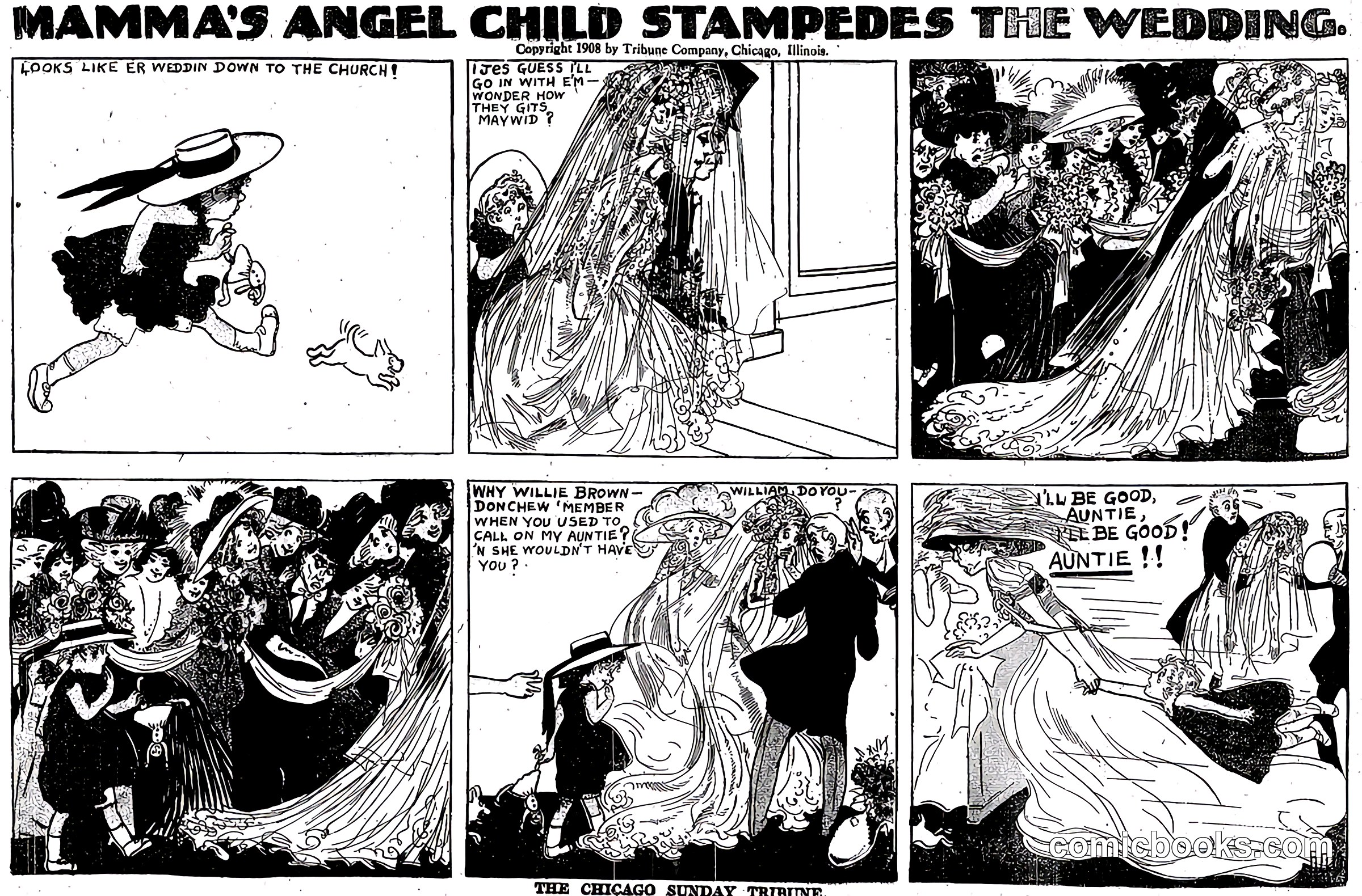 Mamma's Angel Child Stampedes the Wedding