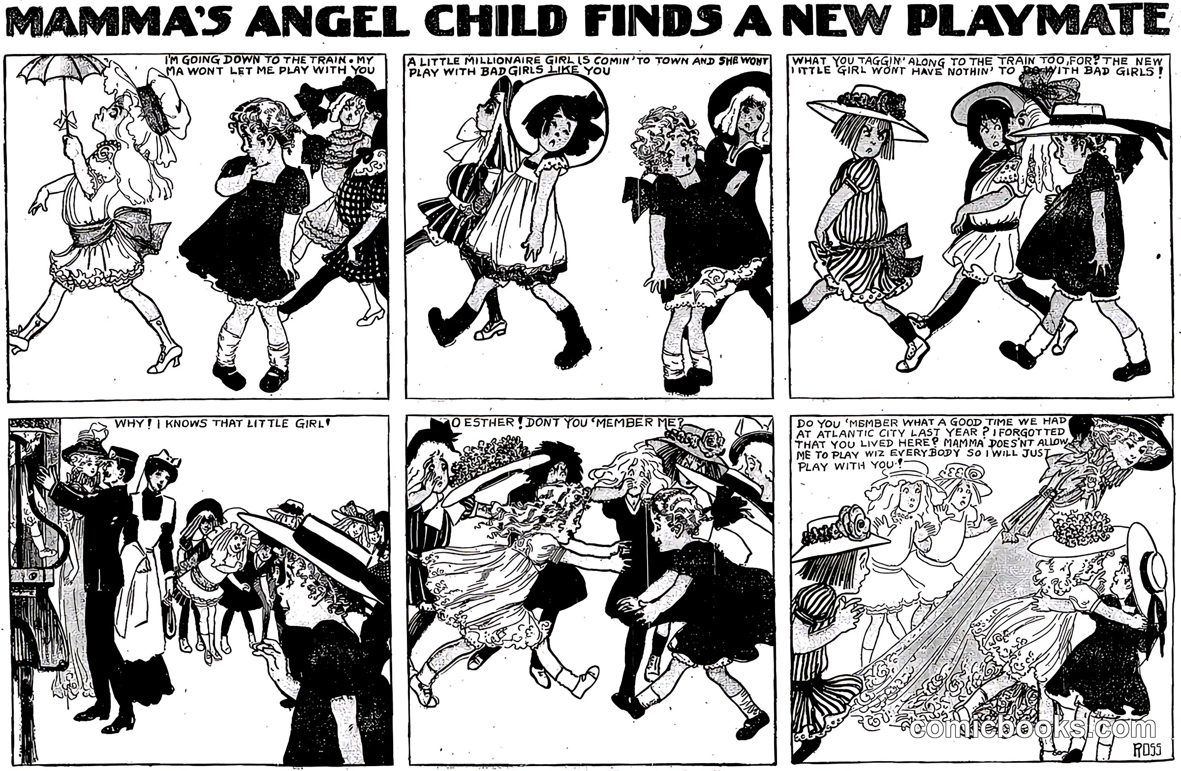 Mamma's Angel Child Finds a New Playmate
