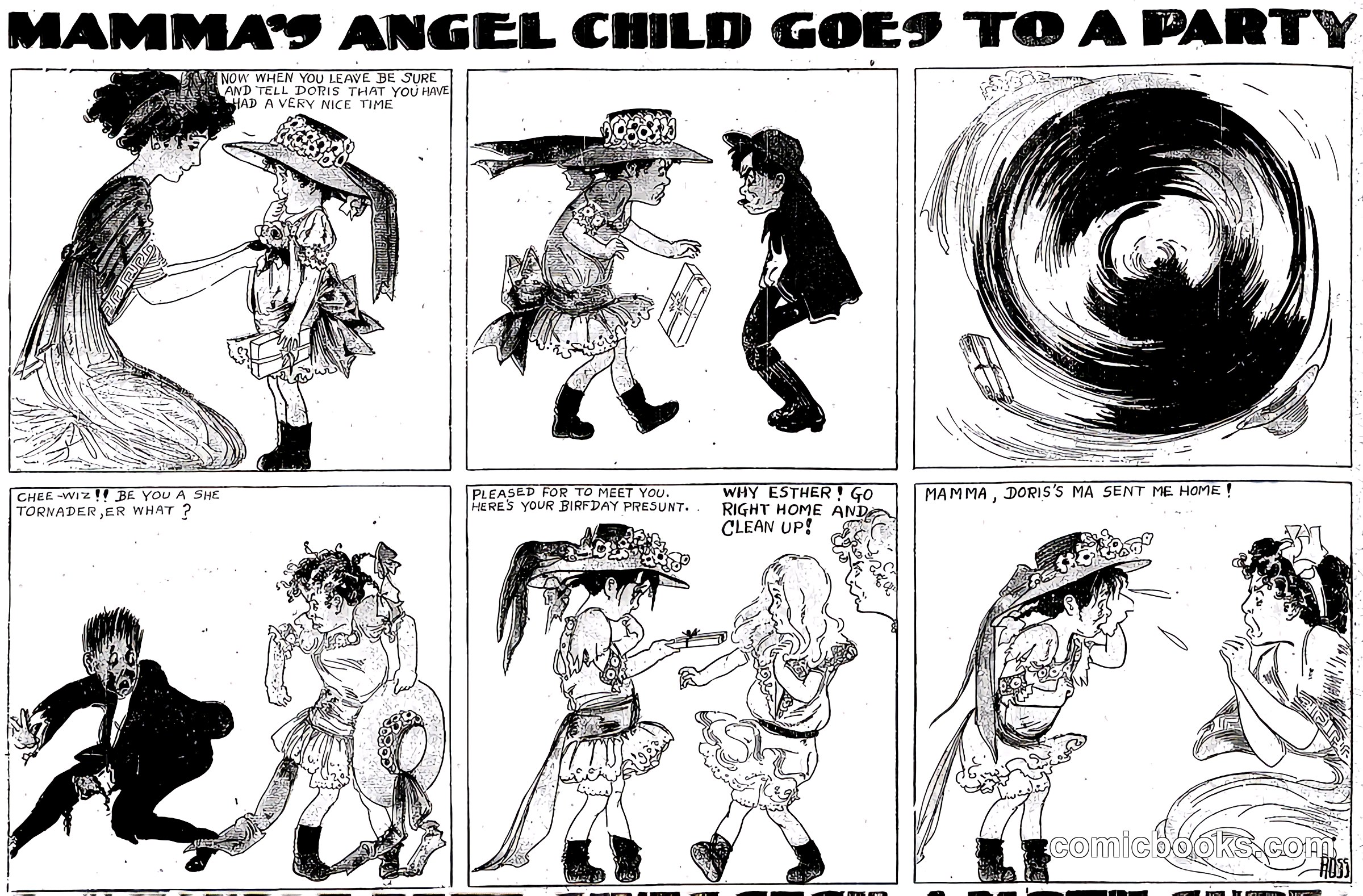 Mamma's Angel Child Goes to a Party