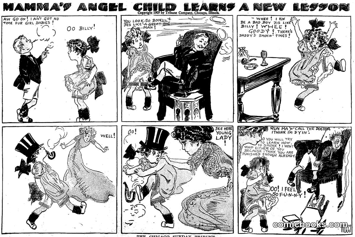 Mamma's Angel Child Learns a New Lesson