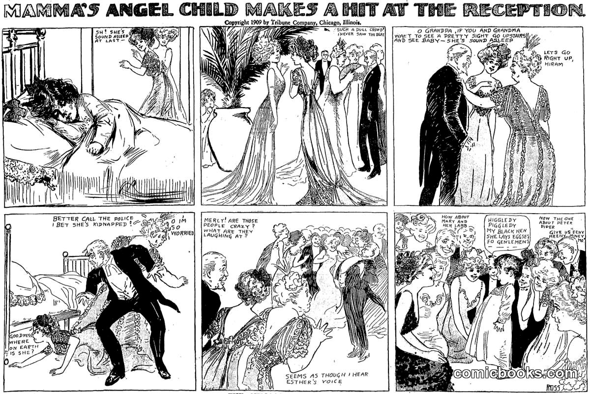 Mamma's Angel Child Makes a Hit at the Reception