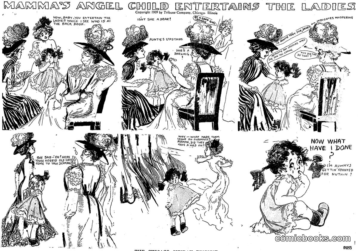 Mamma's Angel Child Entertains the Ladies