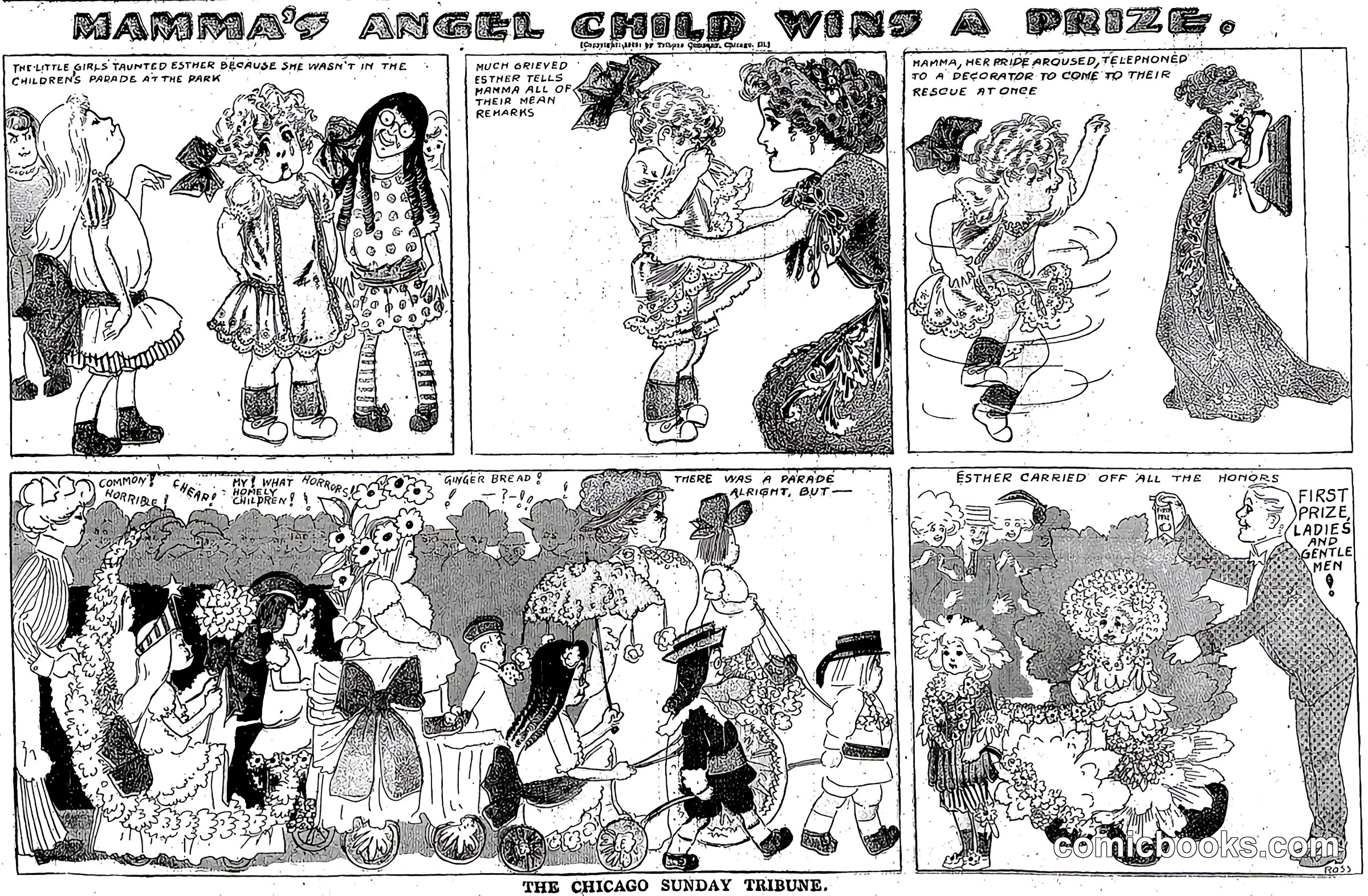 Mamma's Angel Child Wins a Prize