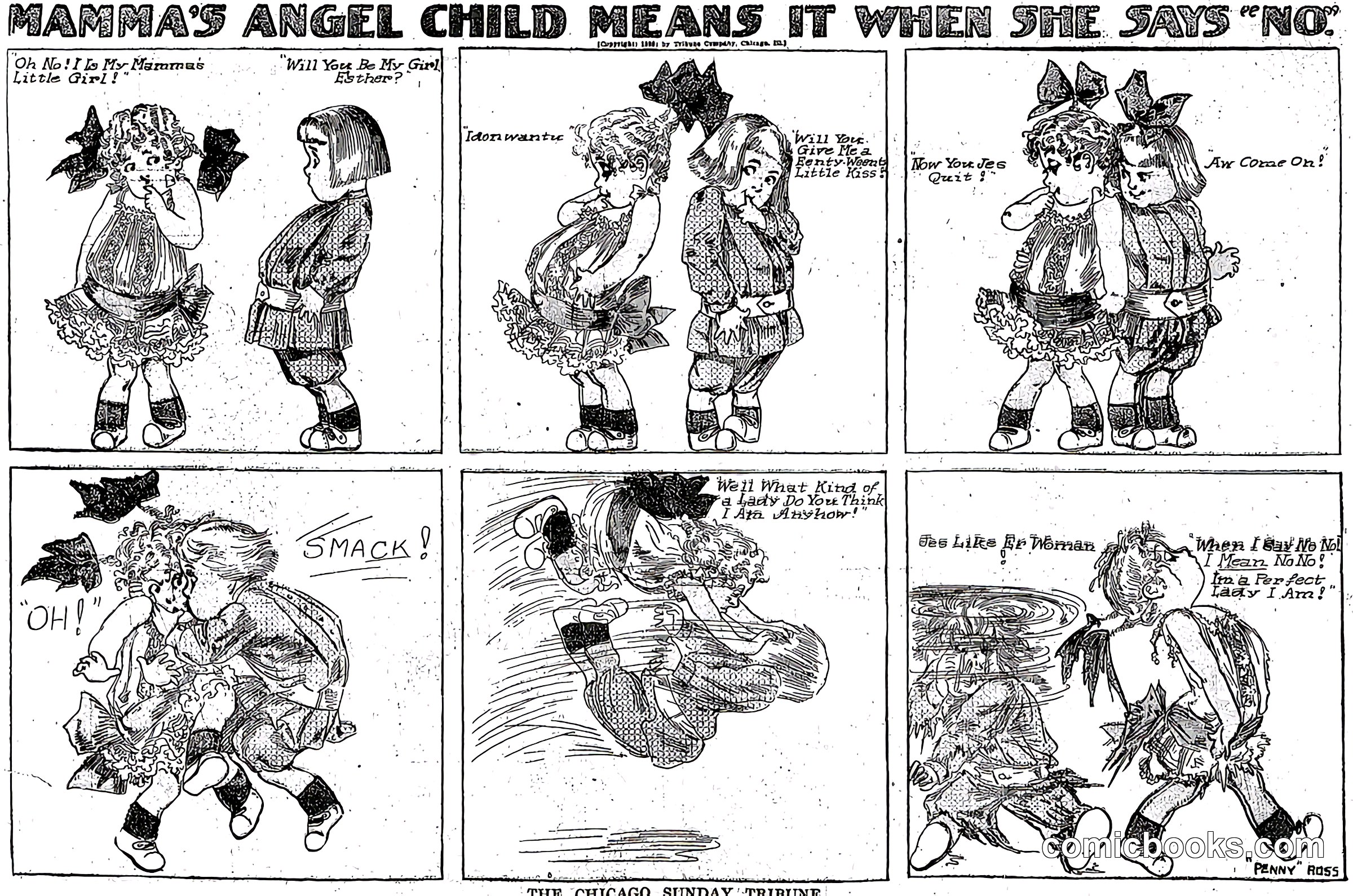 Mamma's Angel Child Means It When She Says "No"