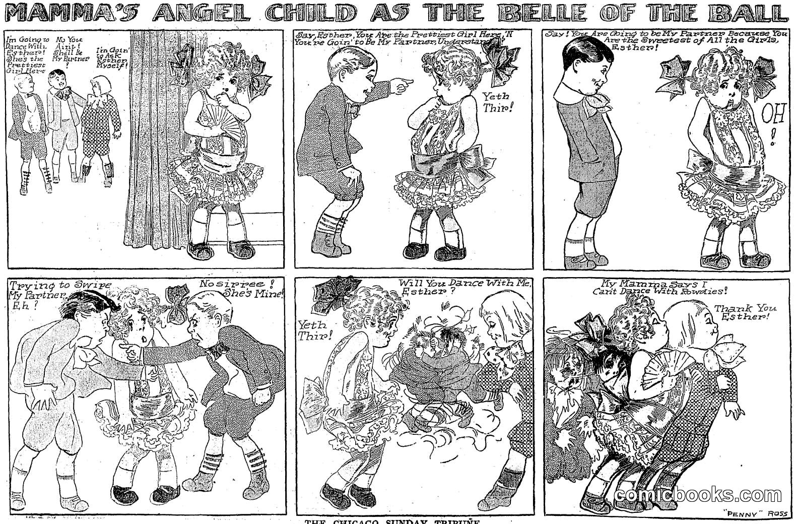 Mamma's Angel Child as the Belle of the Ball
