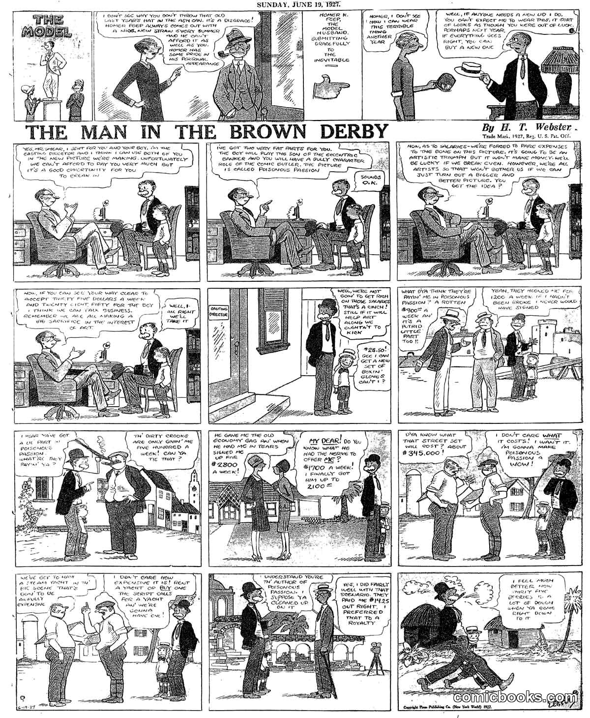 The Man in the Brown Derby