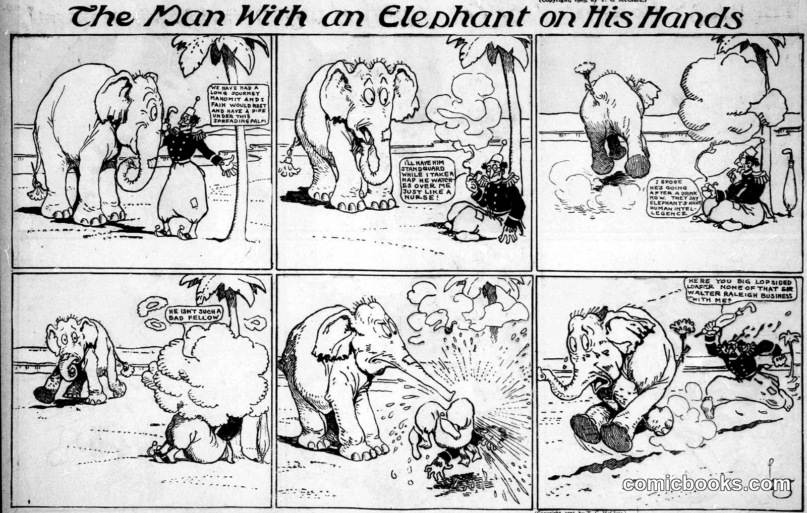 The Man With an Elephant on His Hands