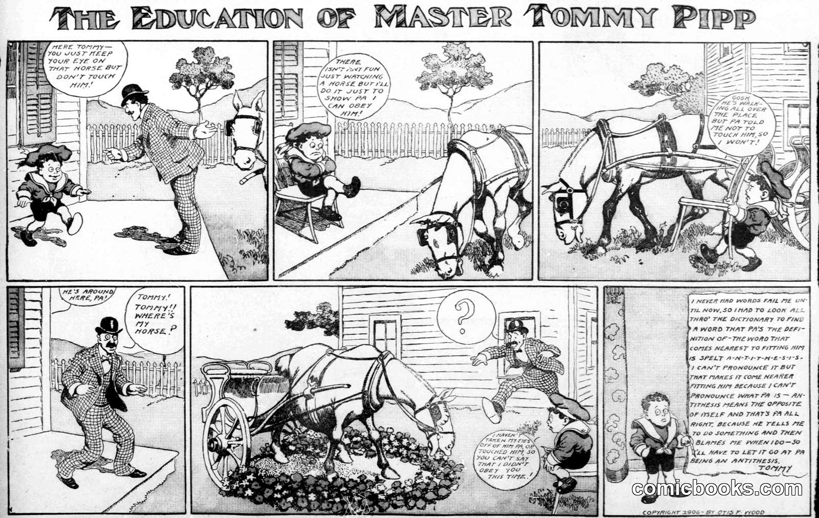 The Education of Master Tommy Pipp