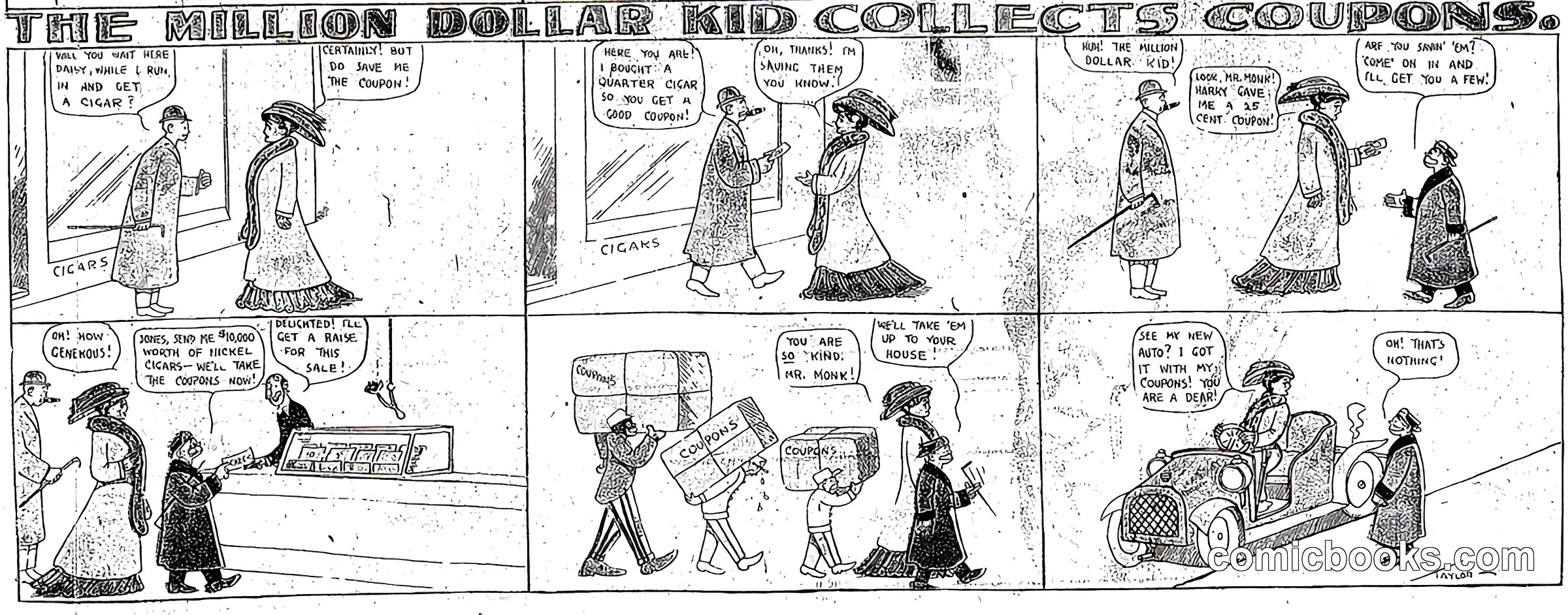 The Million Dollar Kid Collects Coupons