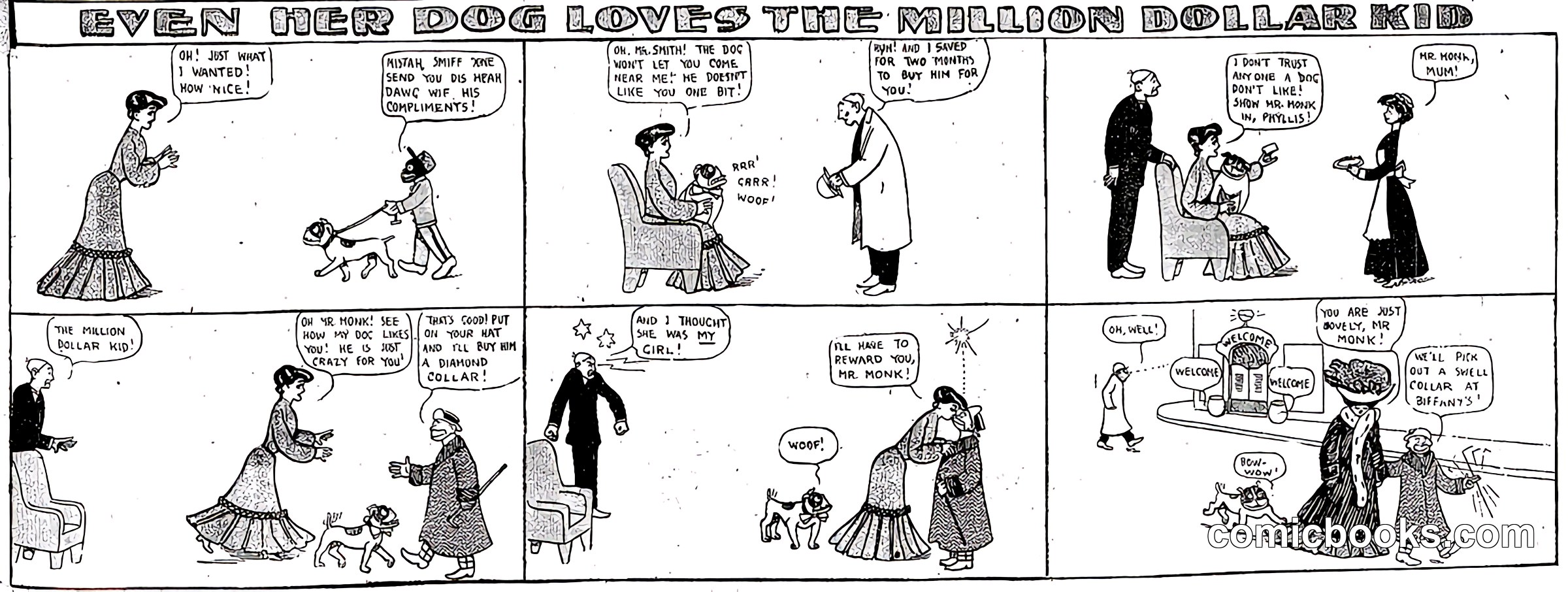 Even Her Dog Loves the Million Dollar Kid