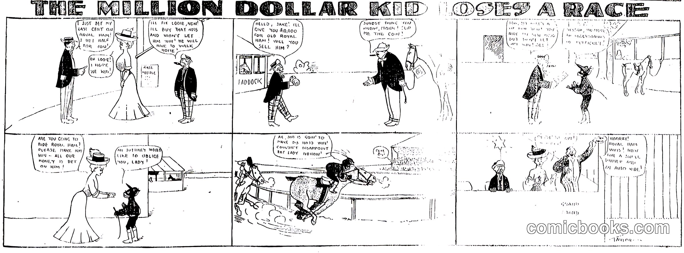 The Million Dollar Kid Loses a Race