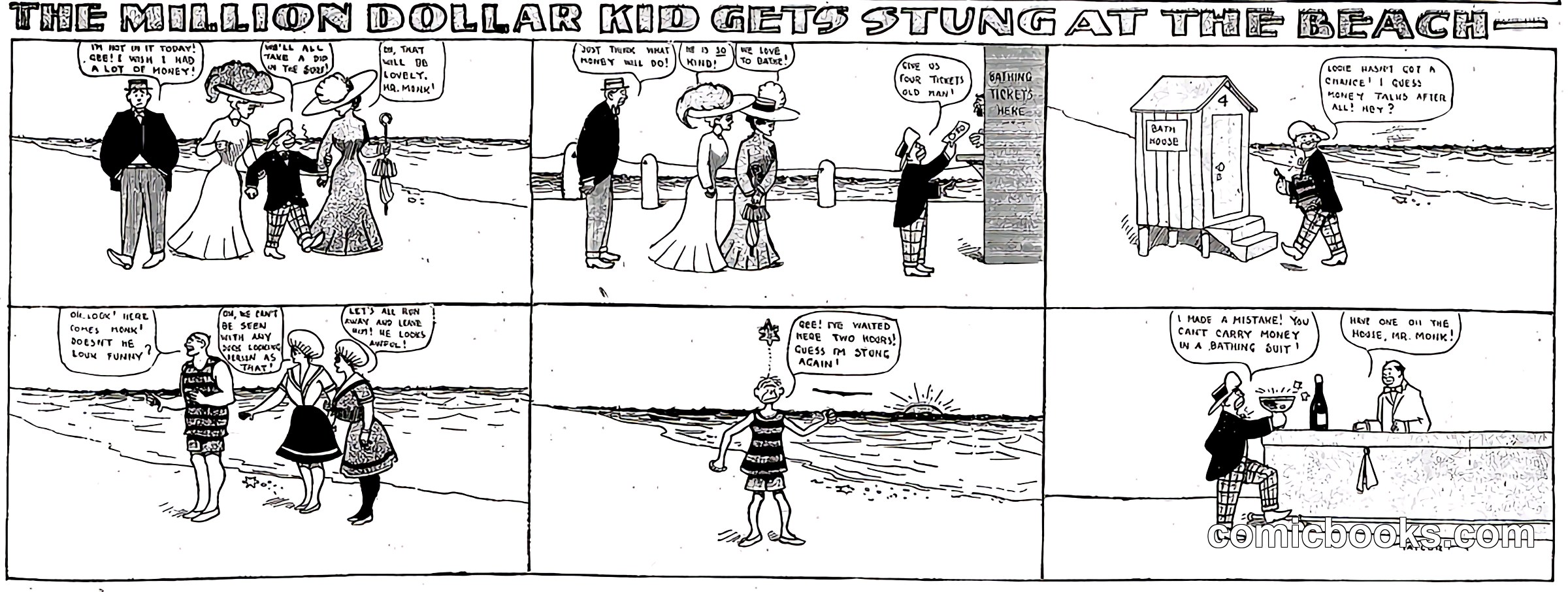 The Million Dollar Kid Gets Stung at the Beach