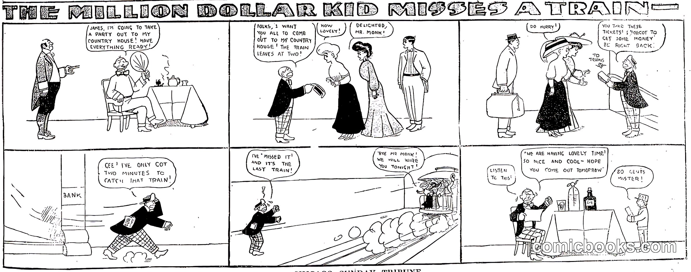 The Million Dollar Kid Misses a Train