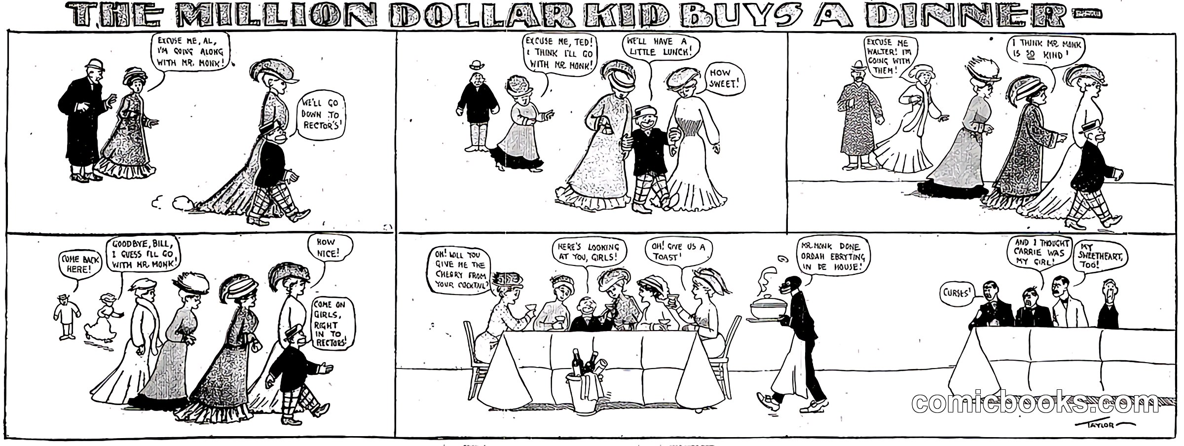 The Million Dollar Kid Buys a Dinner