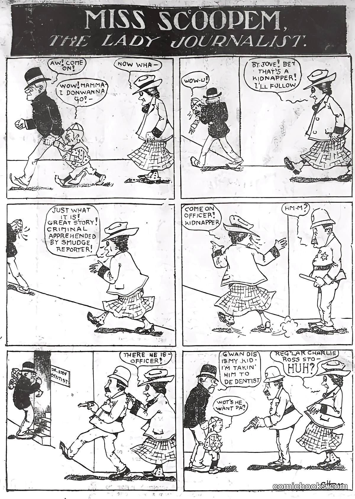 Miss Scoopem, The Lady Journalist