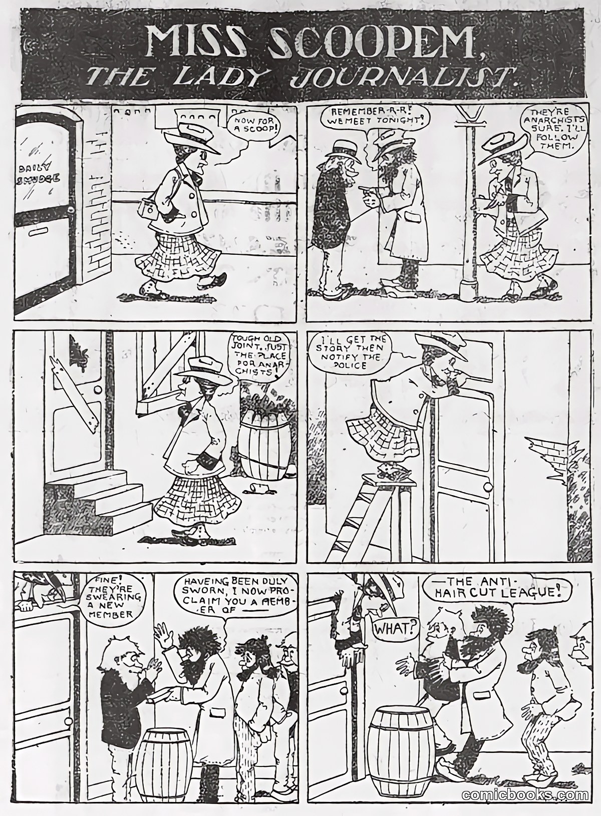 Miss Scoopem, The Lady Journalist