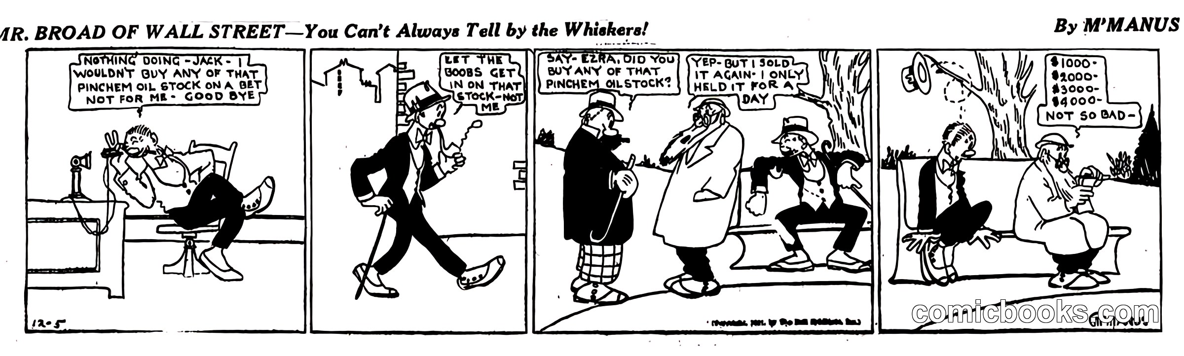 Mr. Broad of Wall Street: You Can't Always Tell by the Whiskers!
