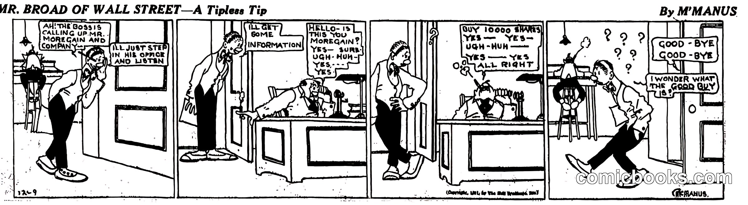 Mr. Broad of Wall Street—A Tipless Tip