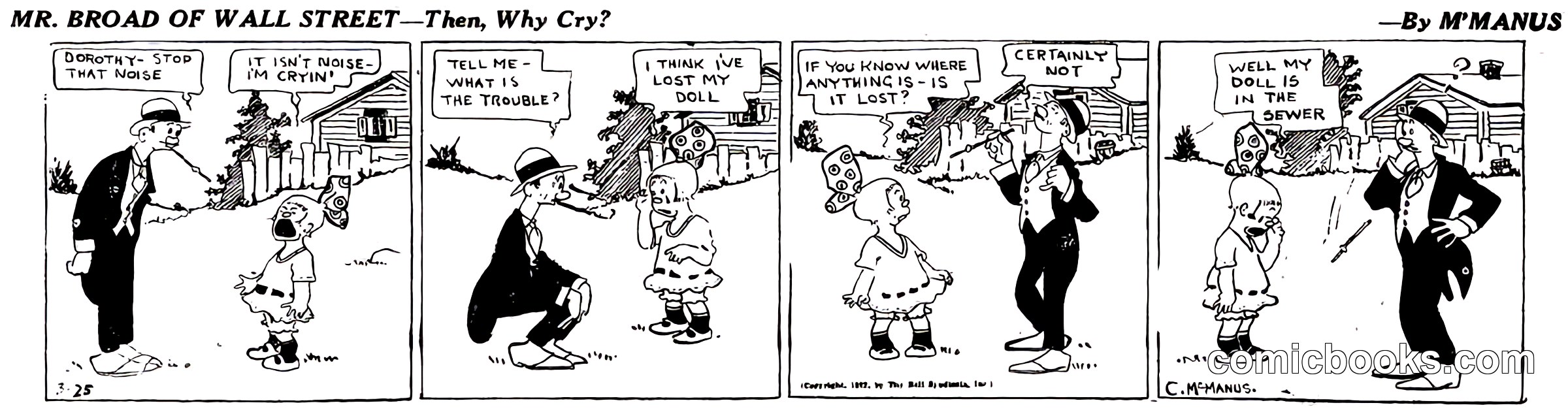 Mr. Broad of Wall Street—Then, Why Cry?