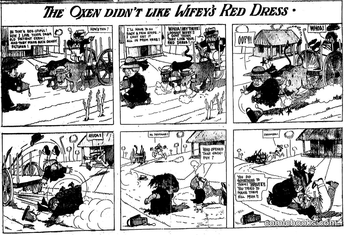 The Oxen didn't like Wifey's Red Dress