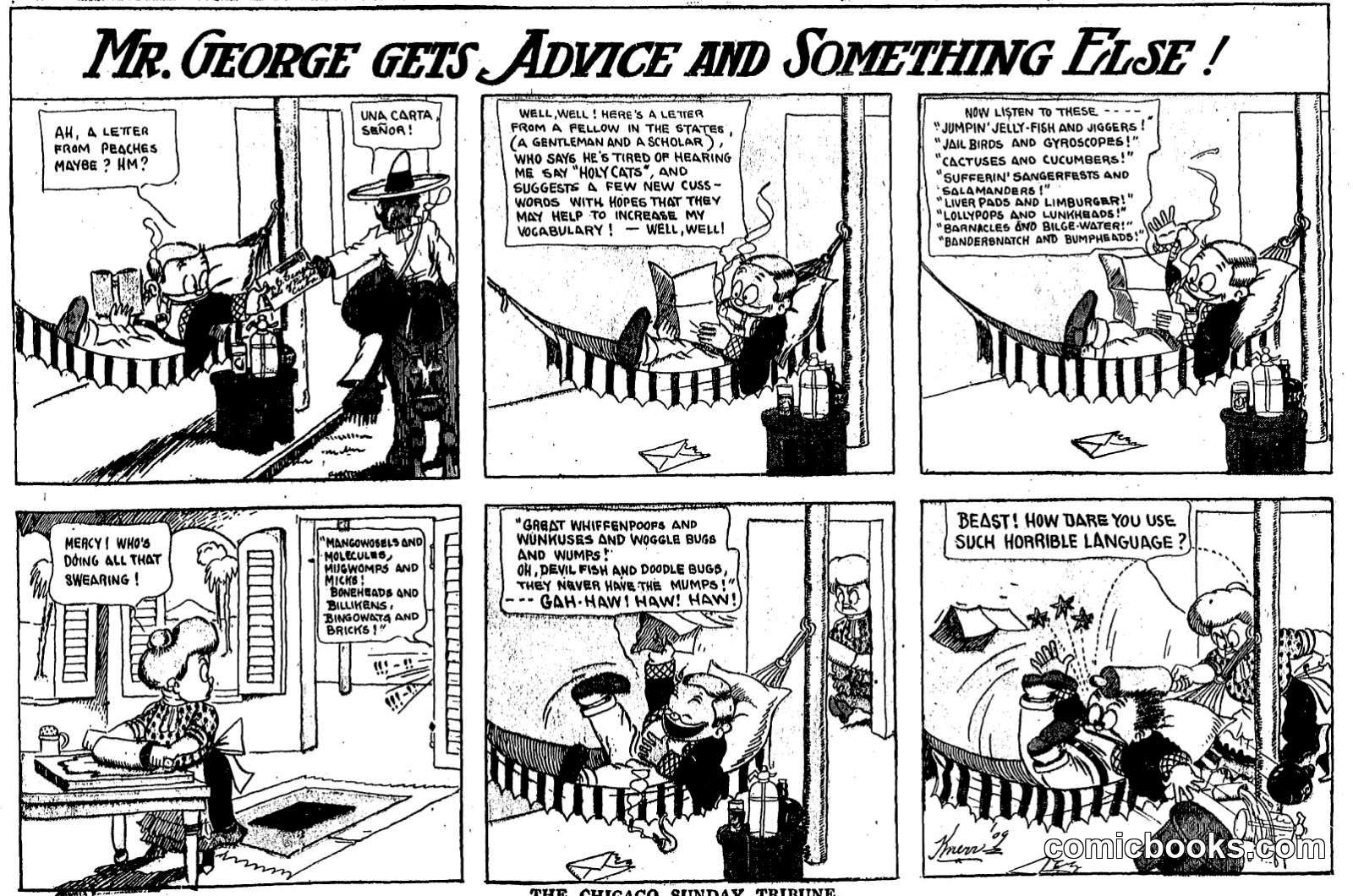 Mr. George Gets Advice and Something Else